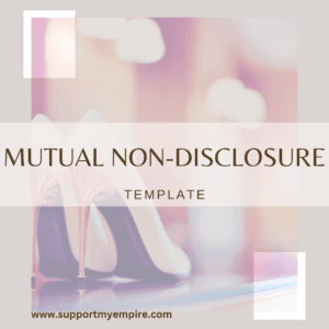 Mutual Non-Disclosure Agreement Template – A professional and customizable business document for protecting shared confidential information.